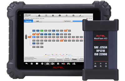 MaxiSYS MS909 Screen with Maxiflash VCI